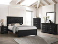 Crown Mark Amalia Nightstand in Black image