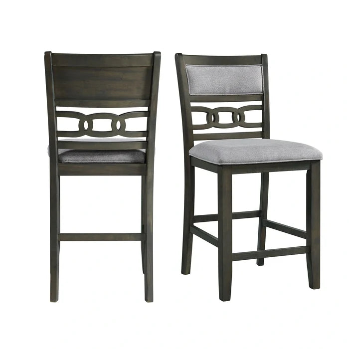 Counter Height / Grey / Fabric