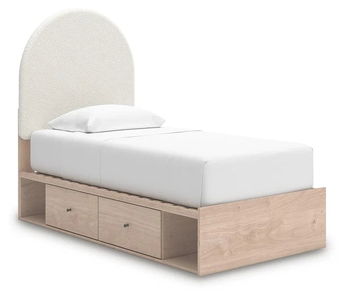Twin / Panel Bed w/ Storage Drawers (2)