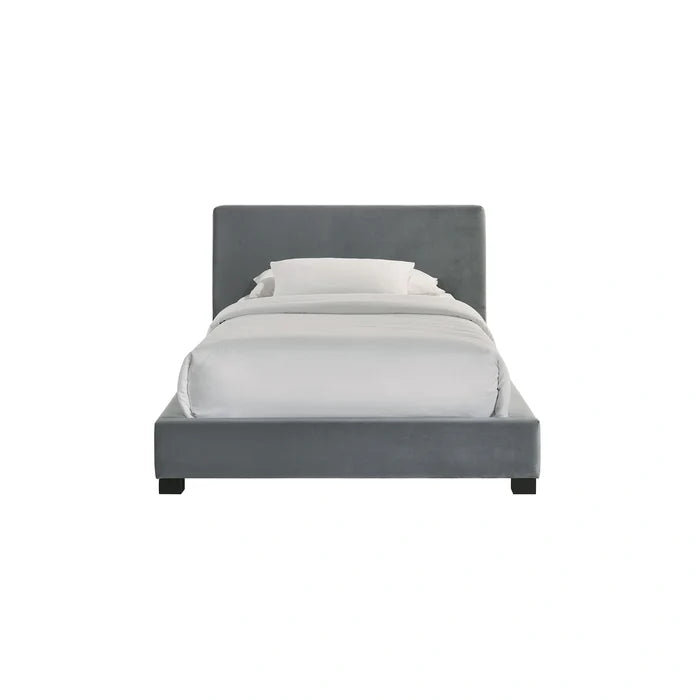 Brookhaven UPH Bed in Grey Velvet