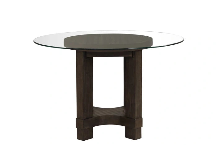 Cityscape 52" Round Dining Table Base-Walnut