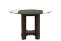Cityscape 52" Round Dining Table Base-Walnut