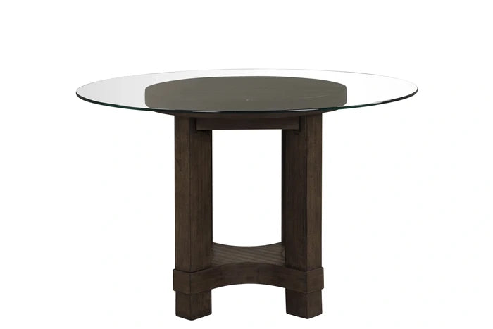 Cityscape 52" Round Dining Table Base-Walnut