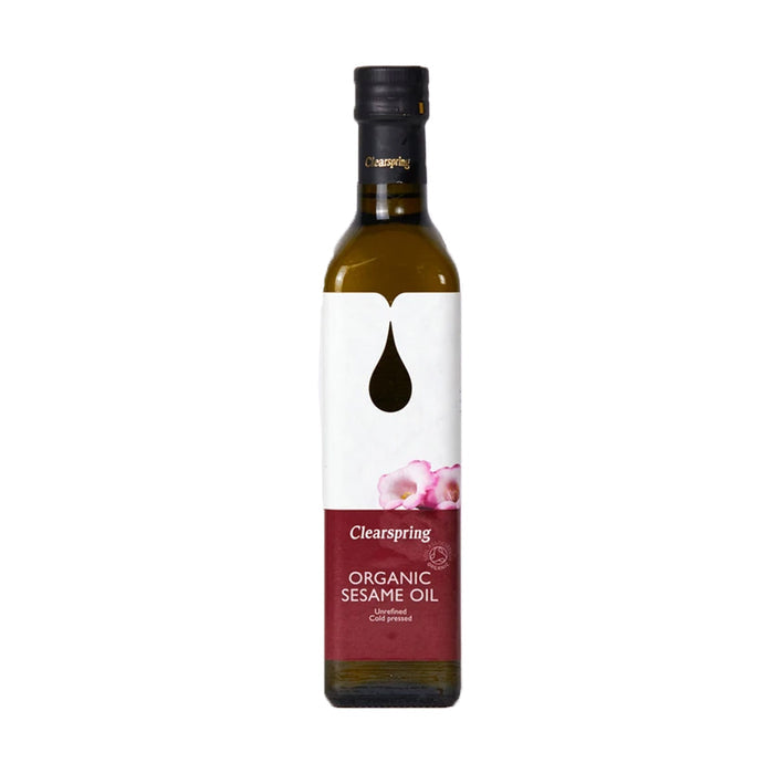 Bottle of Clearspring Organic Sesame Oil 500ml