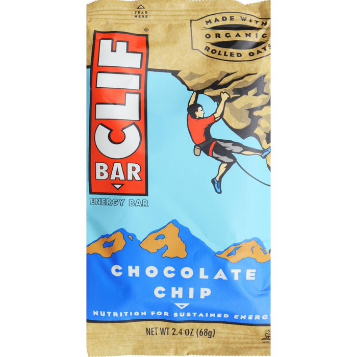 Clif Bar - Organic Chocolate Chip - Case Of 12 - 2.4 Oz