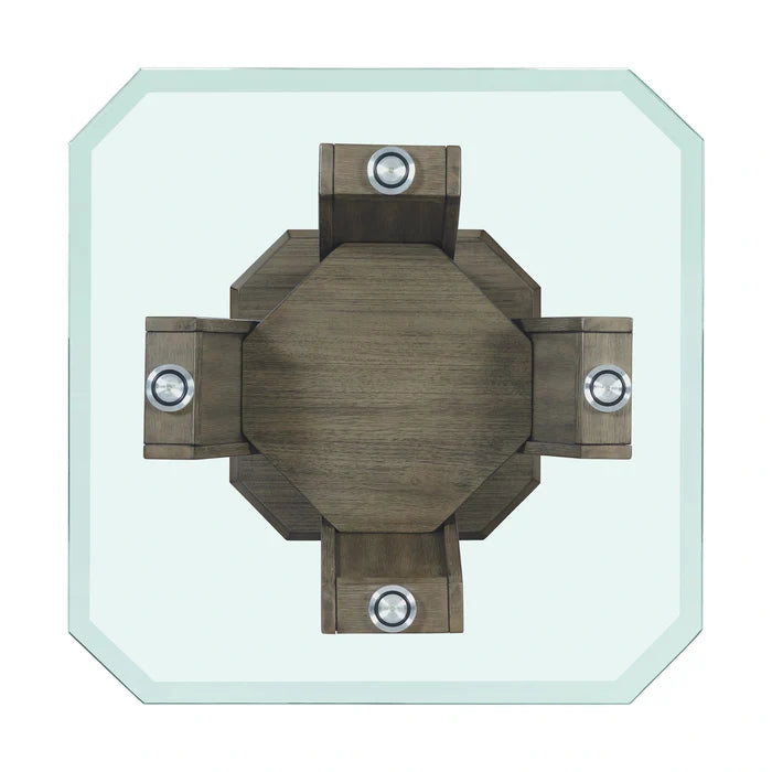 Dapper Square End Table Grey