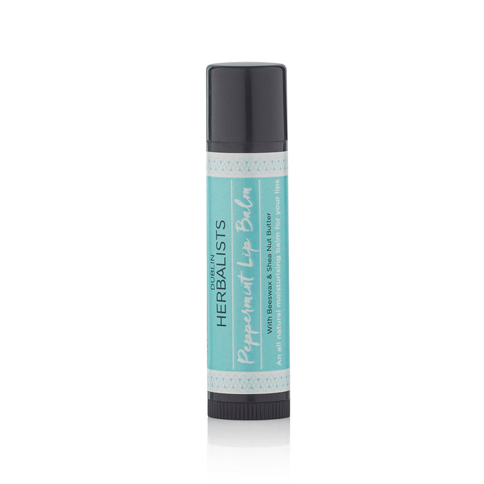 Dublin Herbalists Peppermint Lip Balm in roll up tube