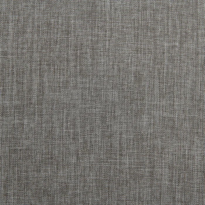 Everdeen Bench w/ Grey Fabric and Nail Heads in Charcoal