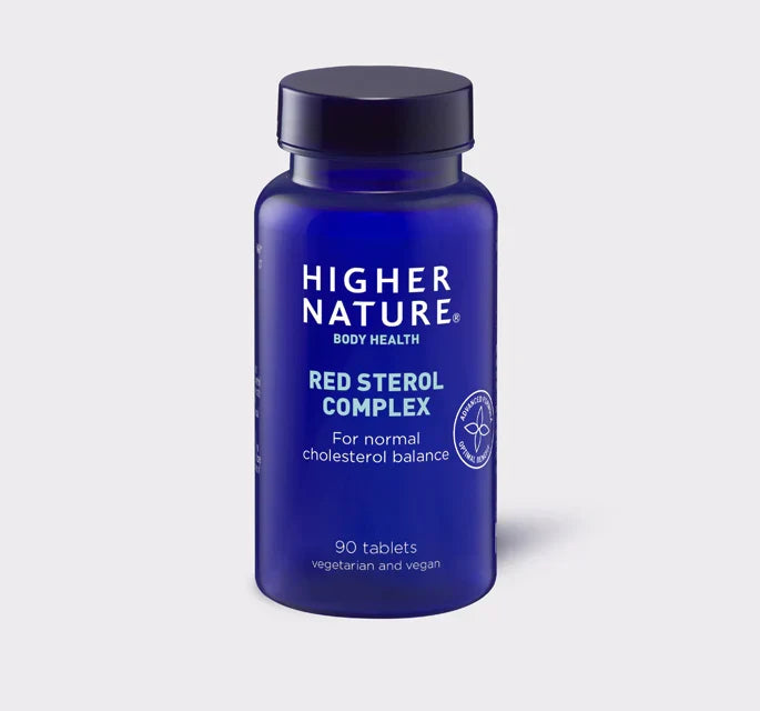 Higher Nature Red Sterol Complex 90 tablets bottle