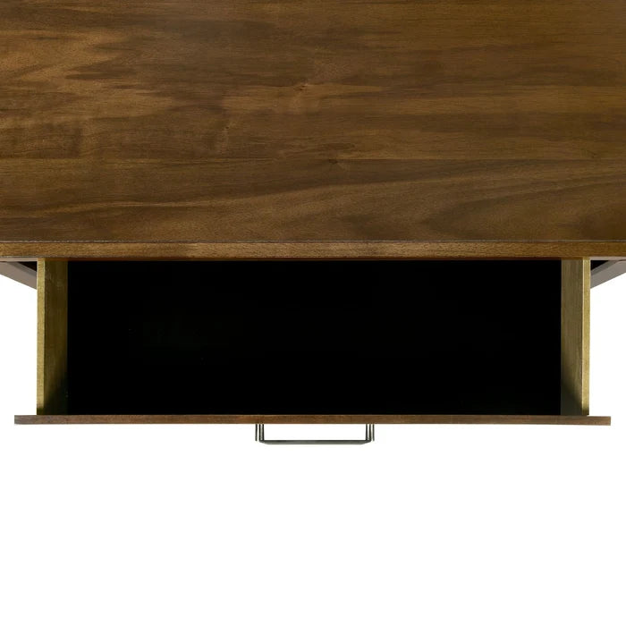Malibu 2-Drawer Nightstand in Walnut