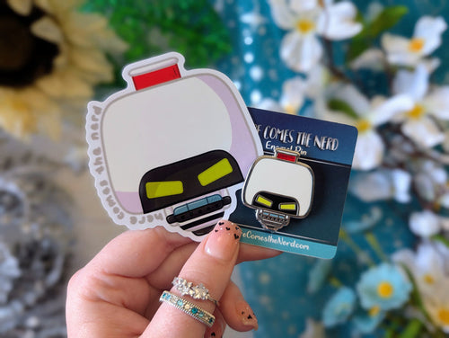*MINI* Angy Bucket - Enamel Pin