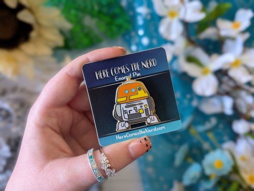 *MINI* Chaotic Menace Droid - Enamel Pin