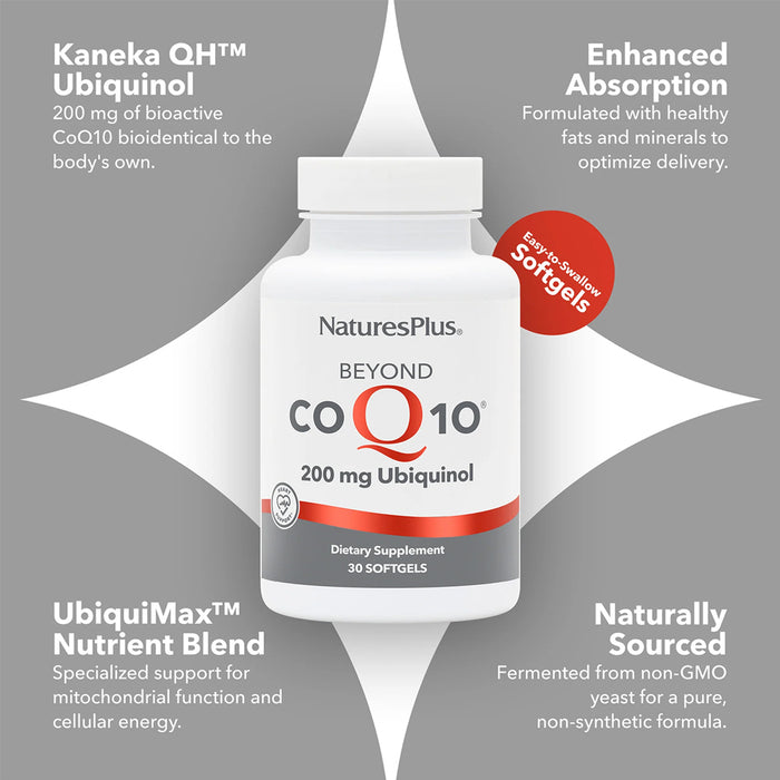 Nature's Plus Beyond CoQ10 200mg Ubiquinol