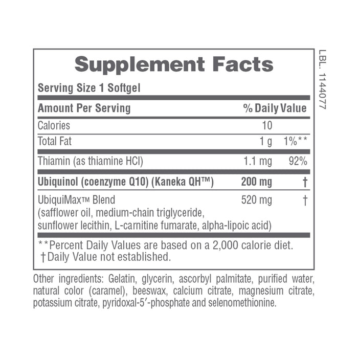 Nature's Plus Beyond CoQ10 200mg Ubiquinol