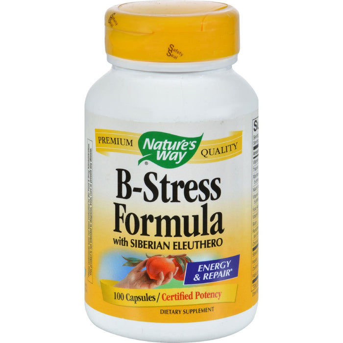 Nature's Way B-stress Formula With Siberian Eleuthero - 100 Capsules