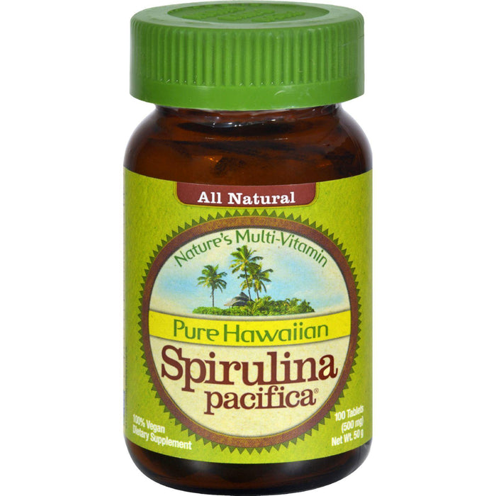 Nutrex Hawaii Pure Hawaiian Spirulina Pacifica - 500 Mg - 100 Tablets