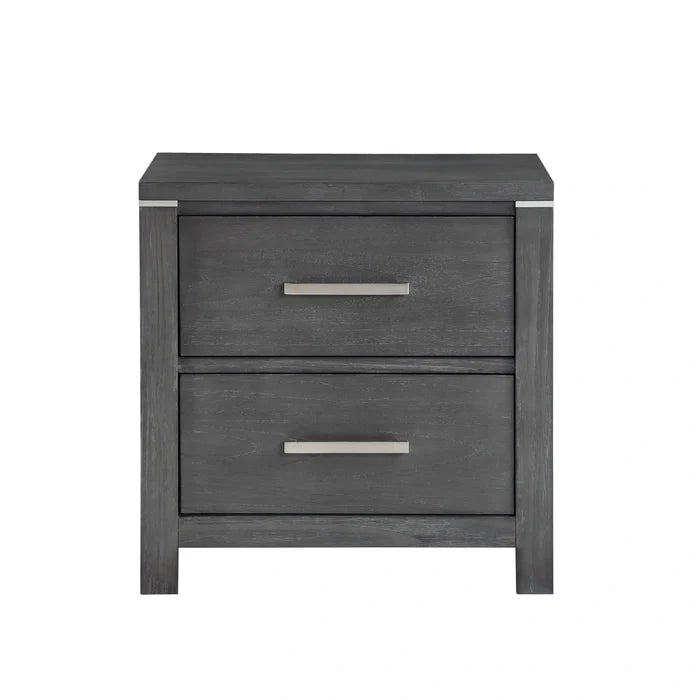 Odessa Nightstand-Charcoal