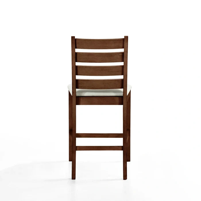 Pascal Ladderback Counter Chair (2 Per Carton)-Walnut
