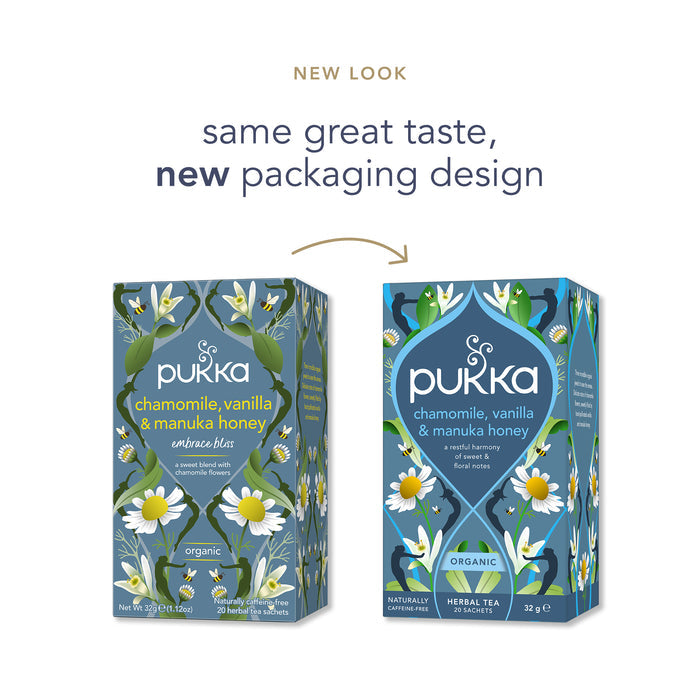 Pukka Organic Chamomile, Vanilla & Manuka Honey
