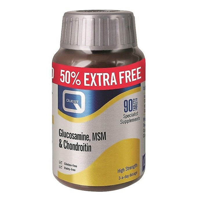 Quest Glucosamine MSM & Chondroitin - Evergreen Healthfoods