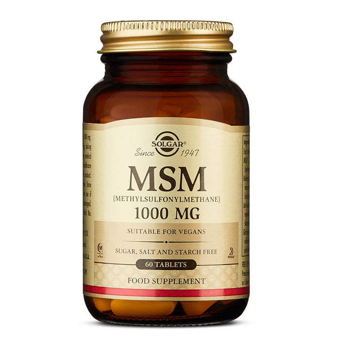 Solgar MSM 1000mg - Evergreen Healthfoods