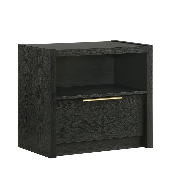 South Bend Nightstand with USB in Black