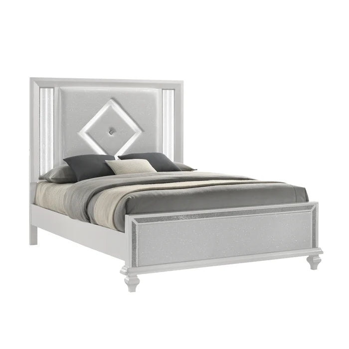 STARDUST Eastern King-California King K FOOTBOARD & SLATS-WHITE