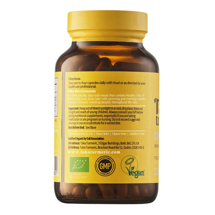 Taka Turmeric supplement capsules information