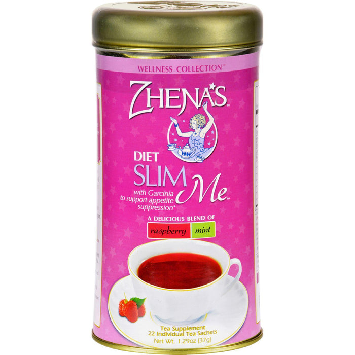 Zhena's Gypsy Tea Slim Me Raspberry Mint - Case Of 6 - 22 Bags